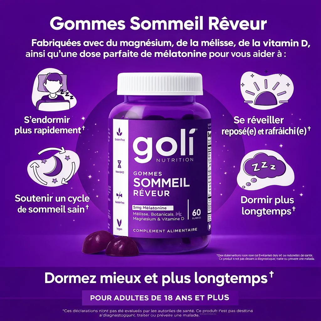 Goli Sleep : La clé d’un sommeil profond et naturel